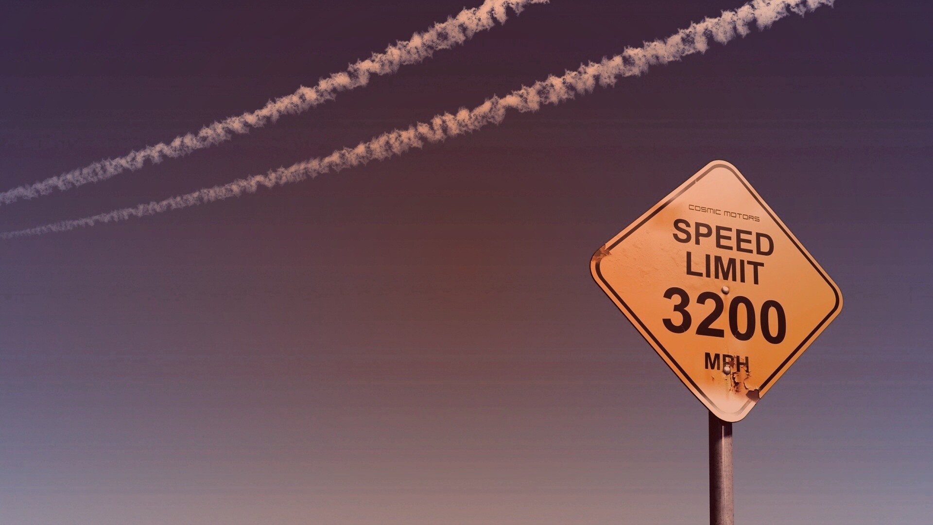 Знак ограничения скорости обои