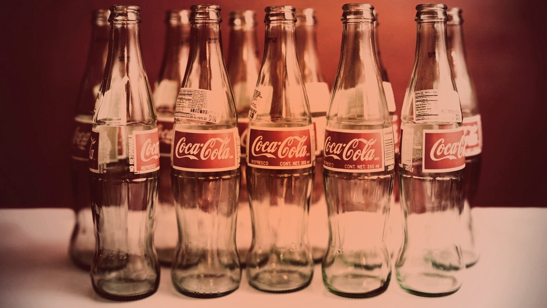 Бутылки Кока Колы обои