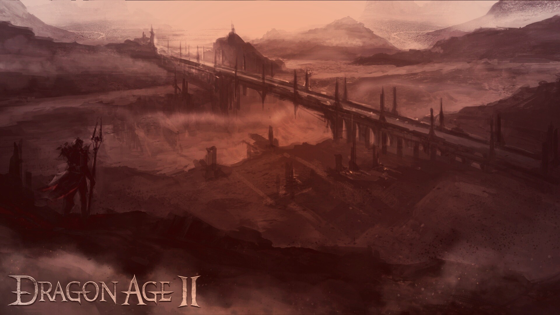 Пейзаж Dragon Age обои