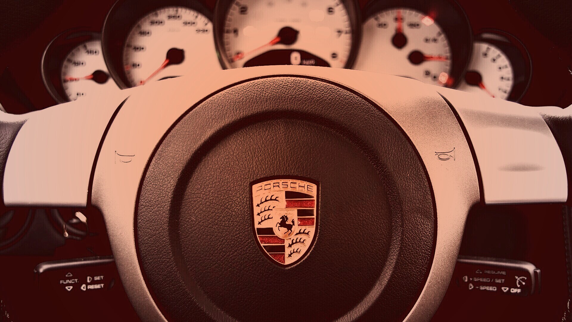 Руль Porshe обои