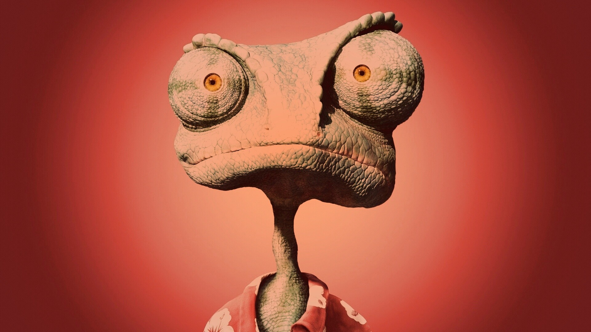 Ранго на красном фоне обои