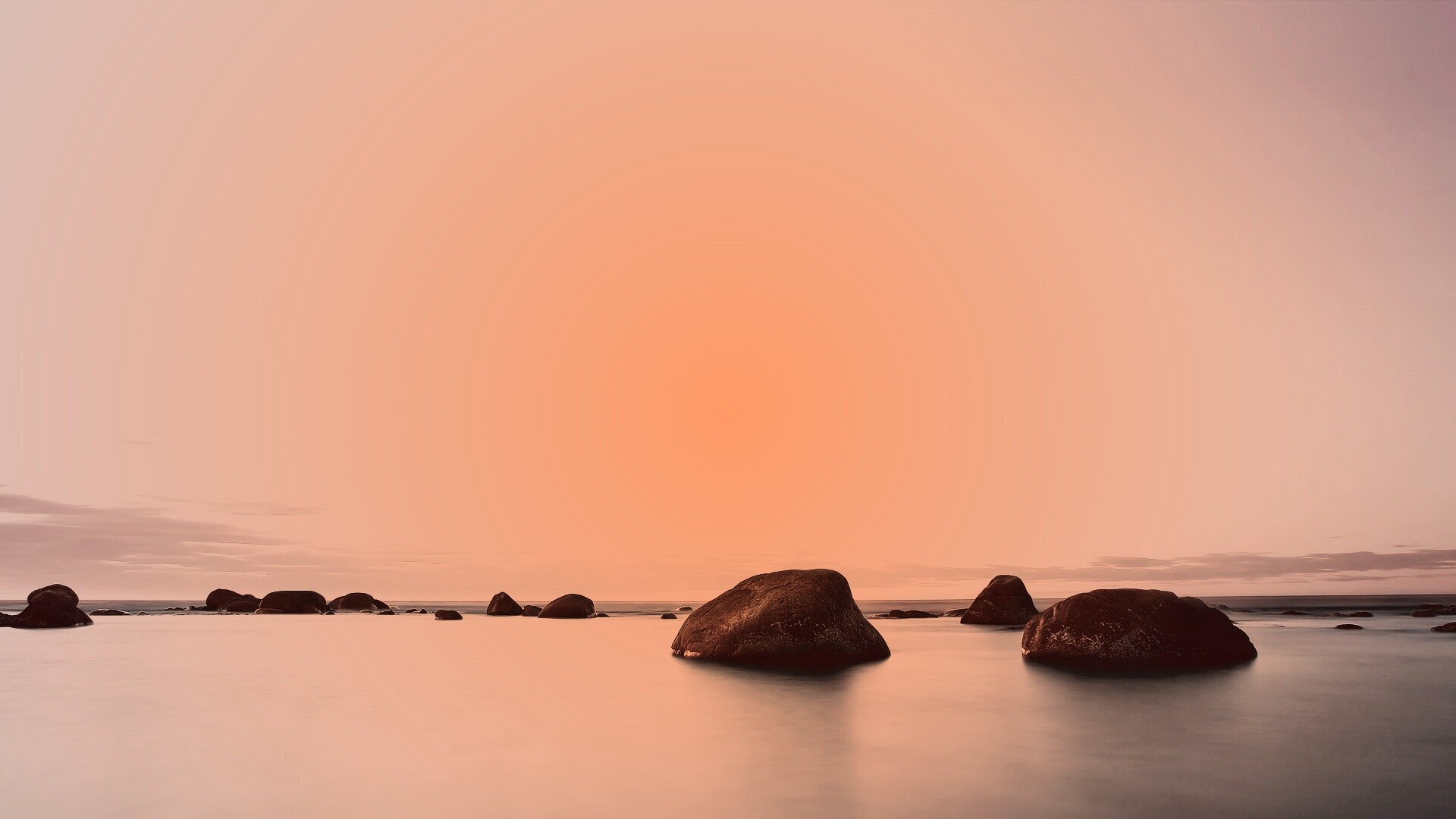 Небо и вода обои