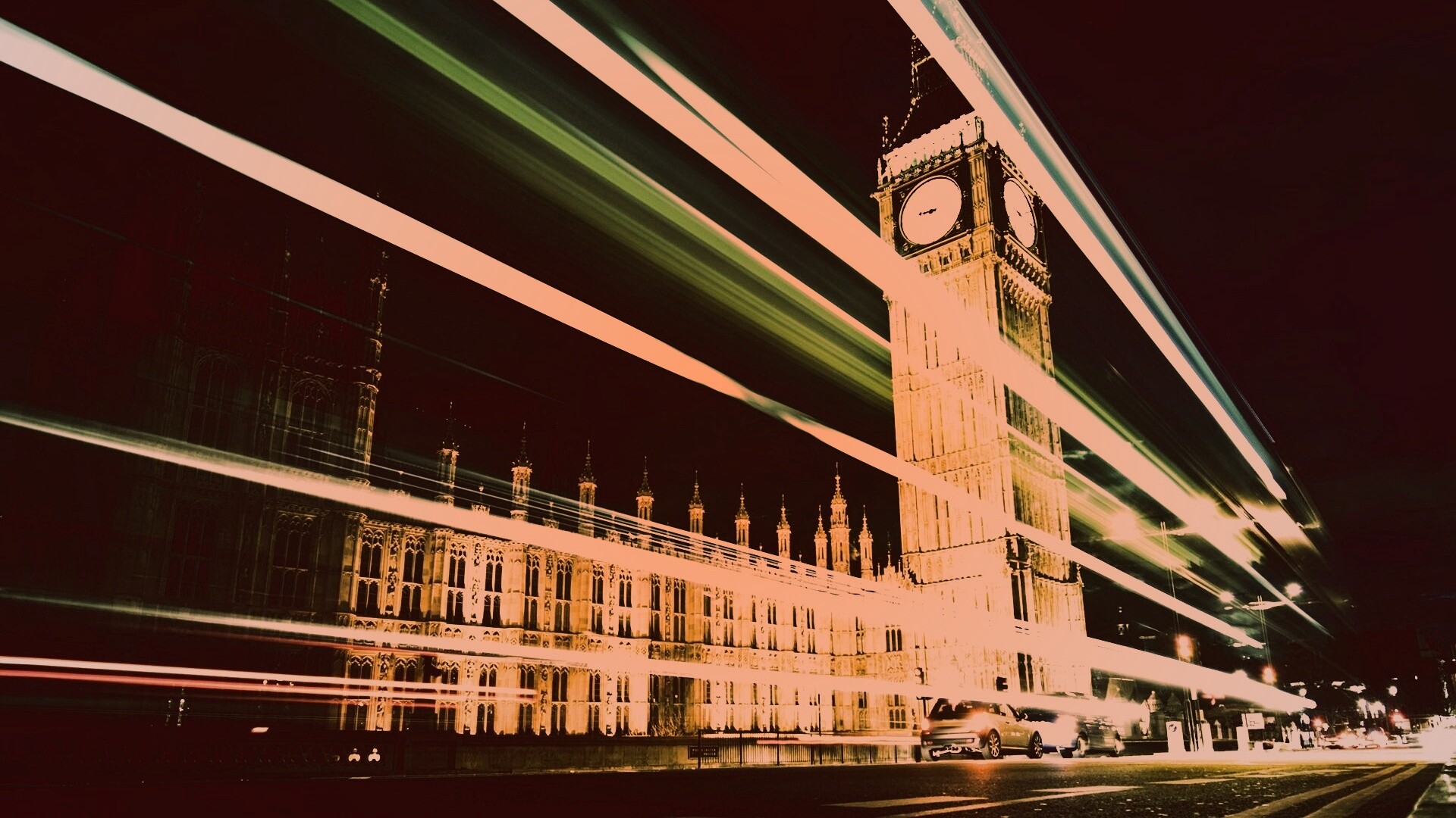 Лондон на скорости обои