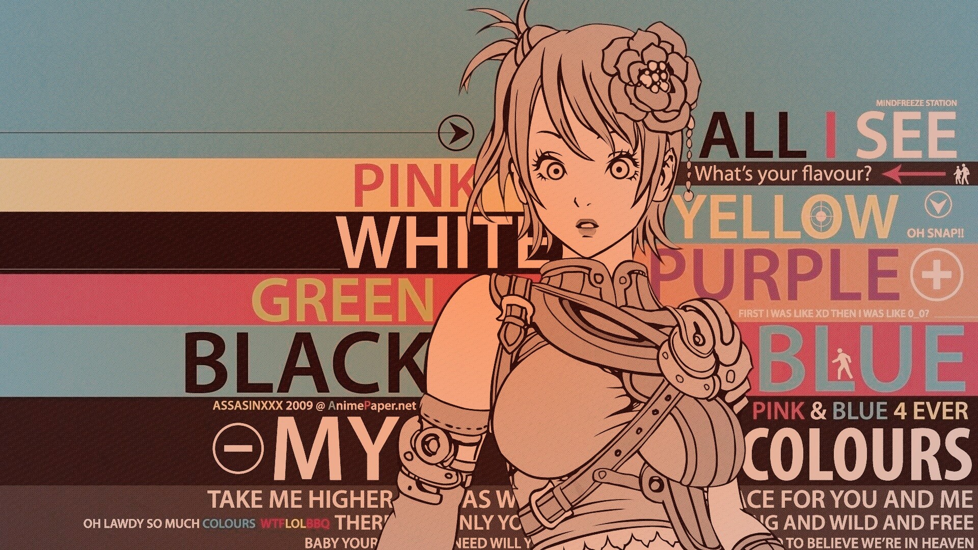 Раскрась её обои