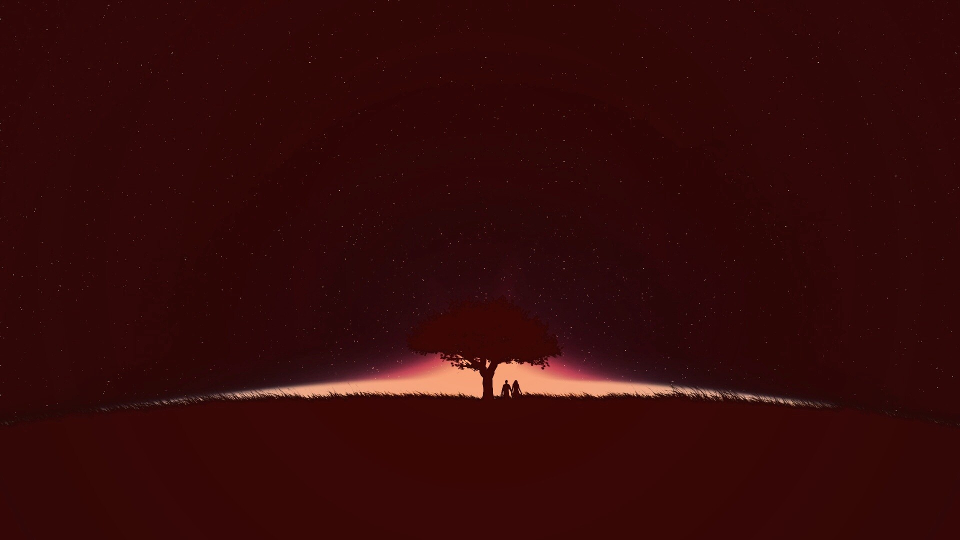 Звёздная ночь обои