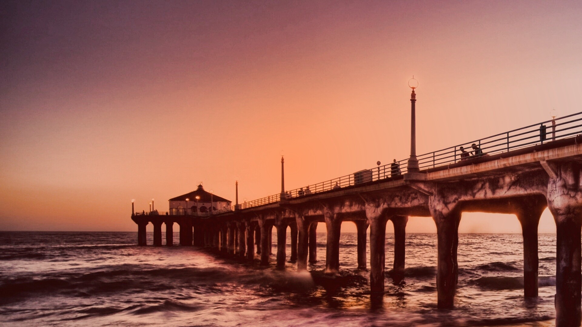 Пирс в Калифорнии обои
