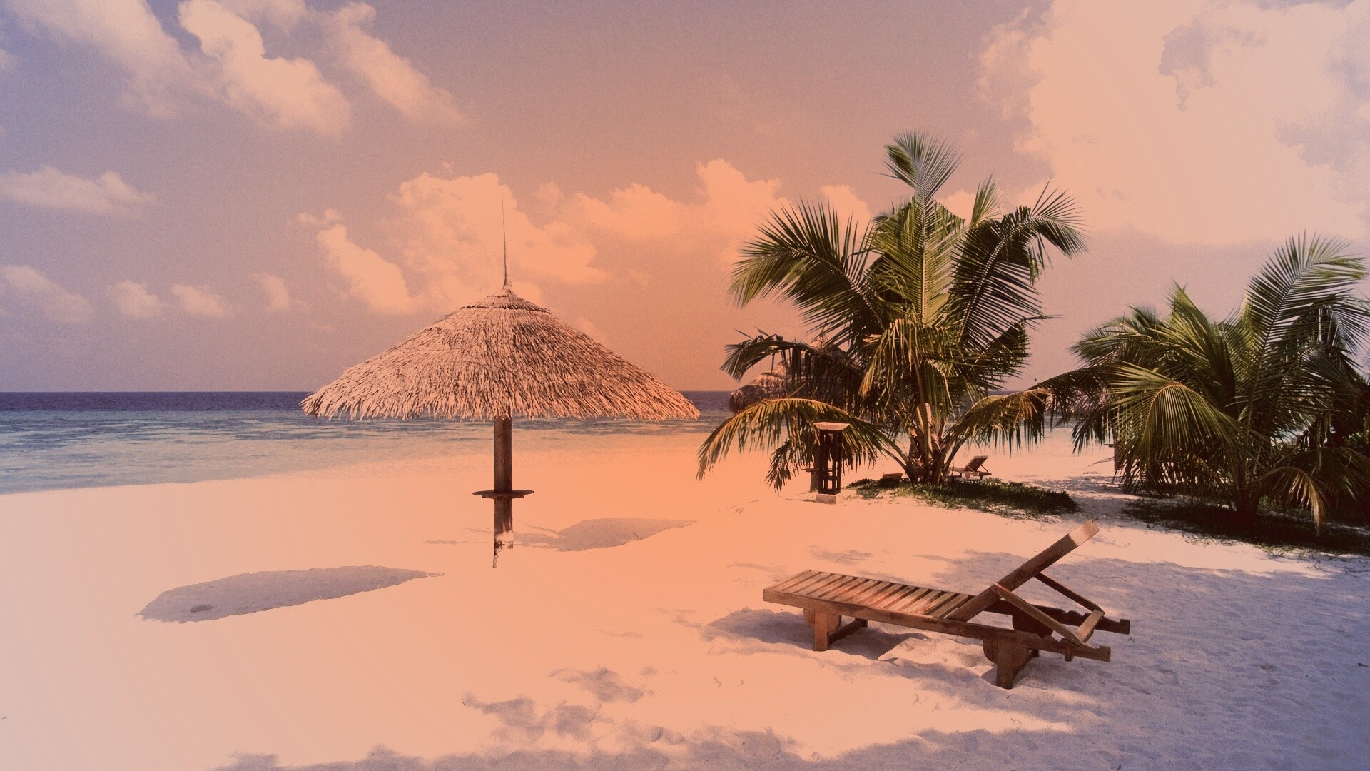 Рай на мальдивах обои