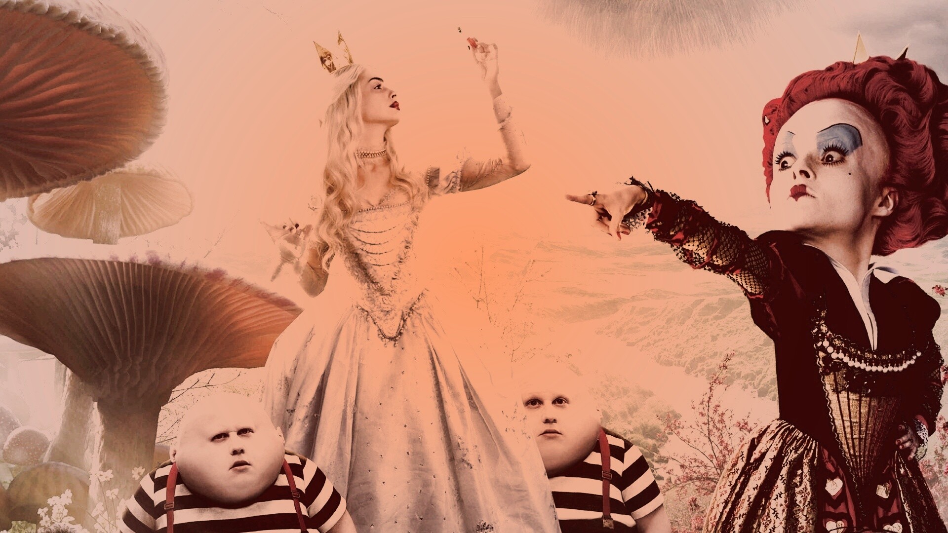 Персонажи из "Алиса в стране Чудес" обои