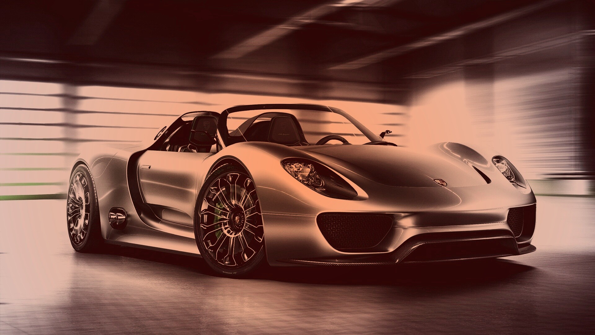 Porache 918 Spider обои