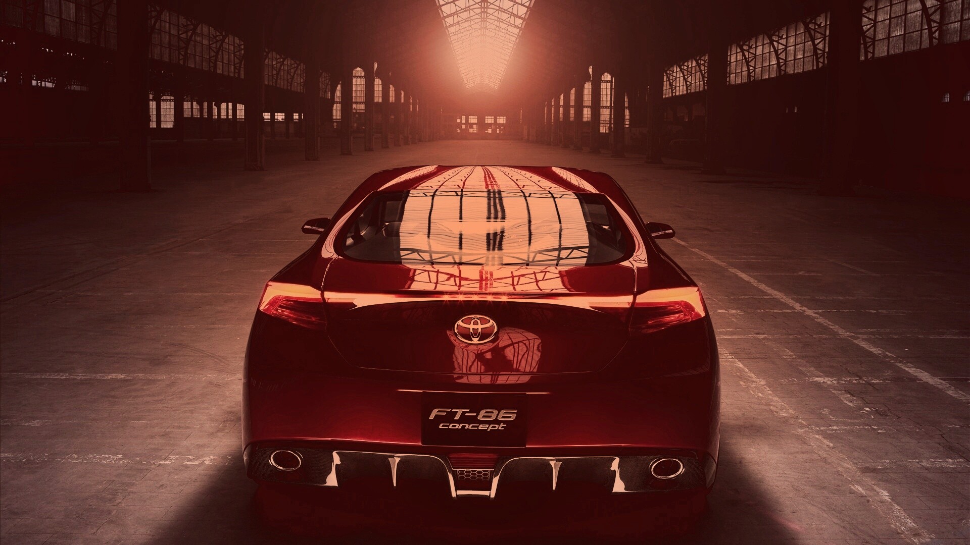 Концепт спортивной тойоты обои