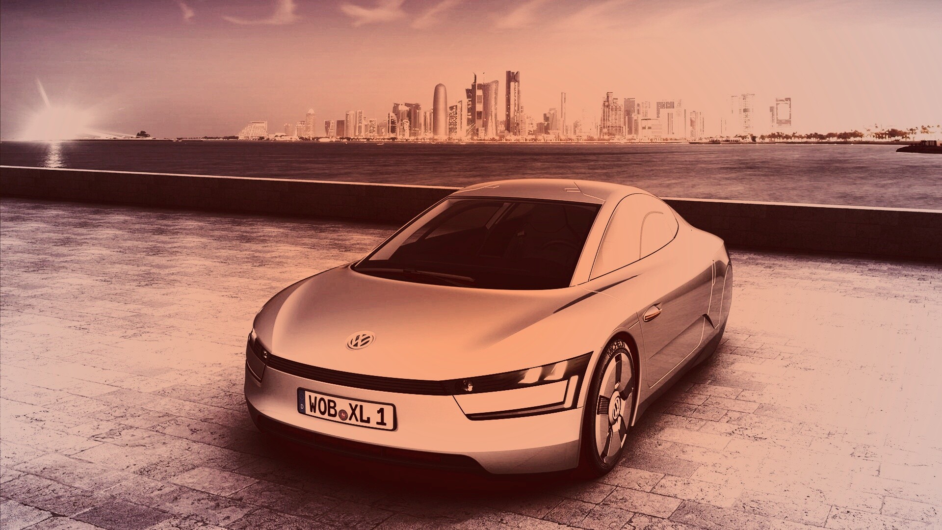 Очень красивый концепткар от фольксваген обои