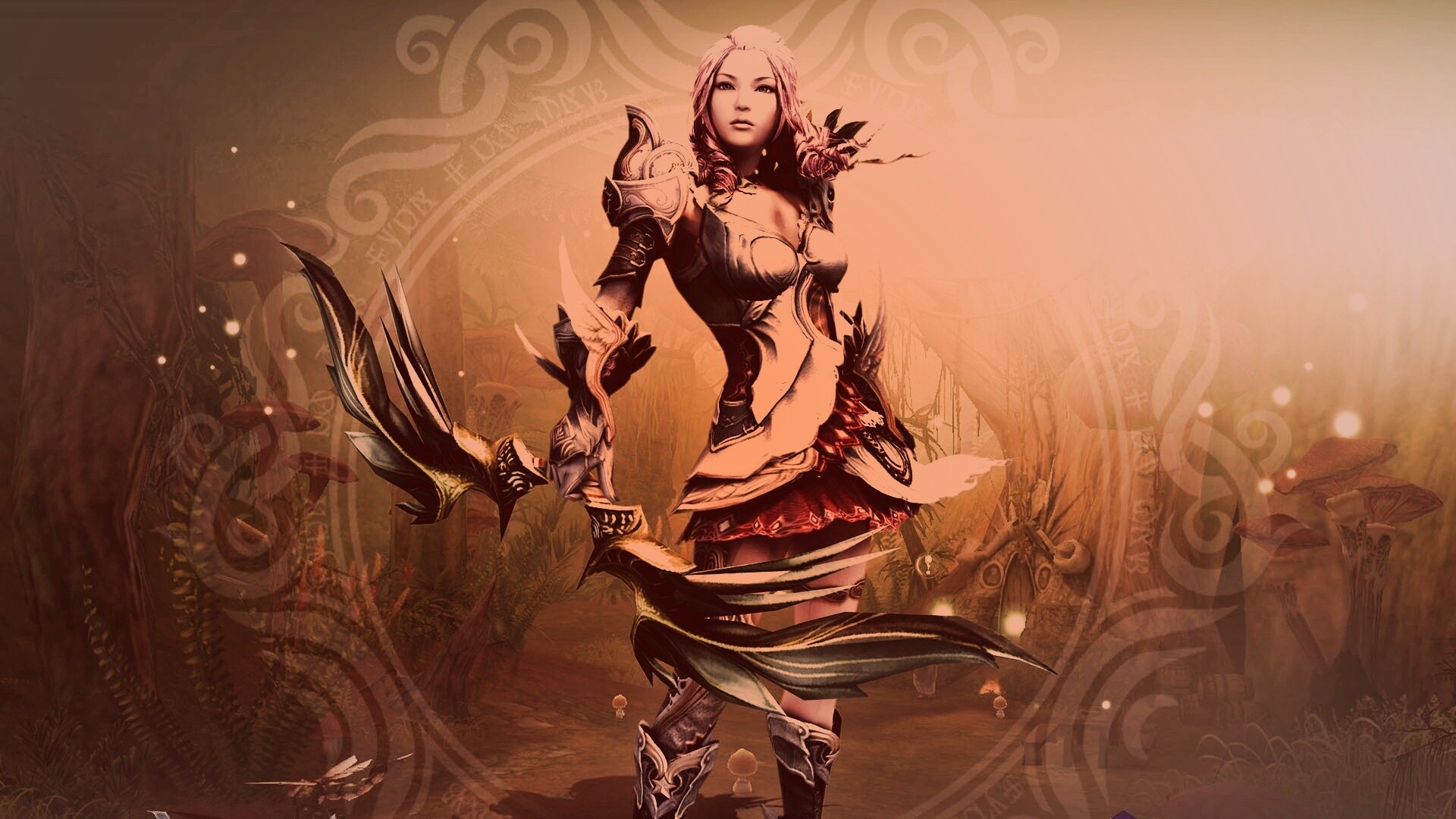 Лучница из Aion обои