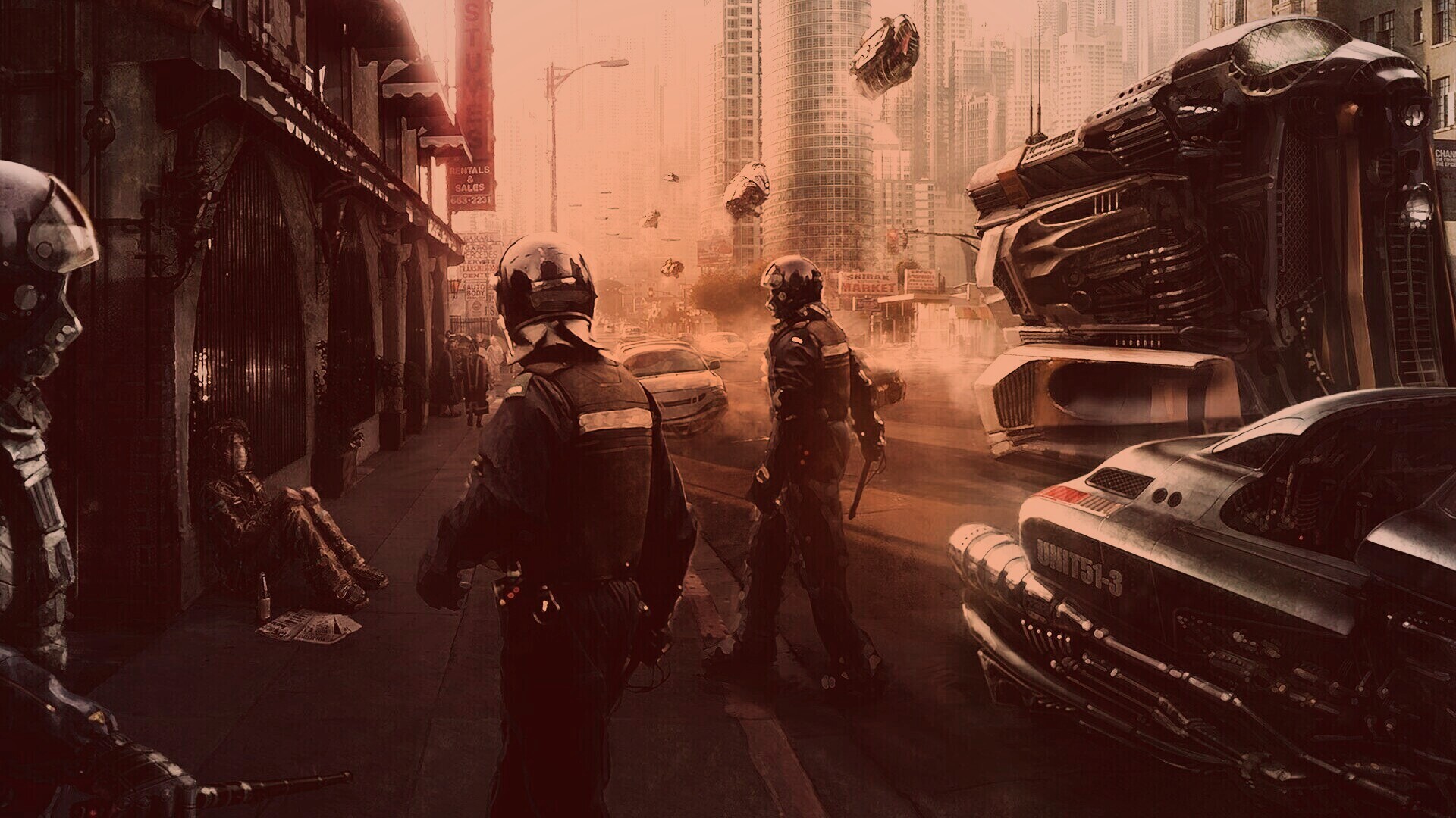 Силовики в будущем обои