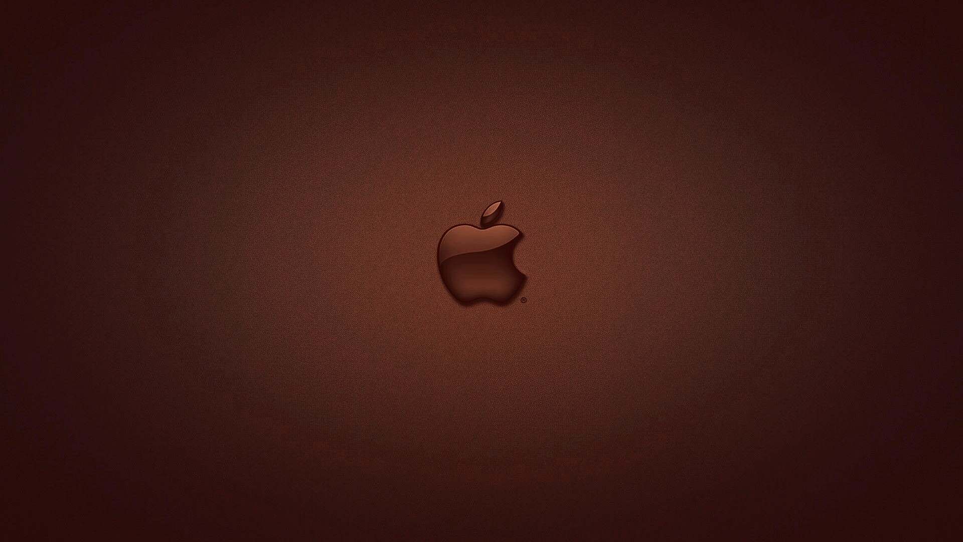 Логотип apple в стекле обои