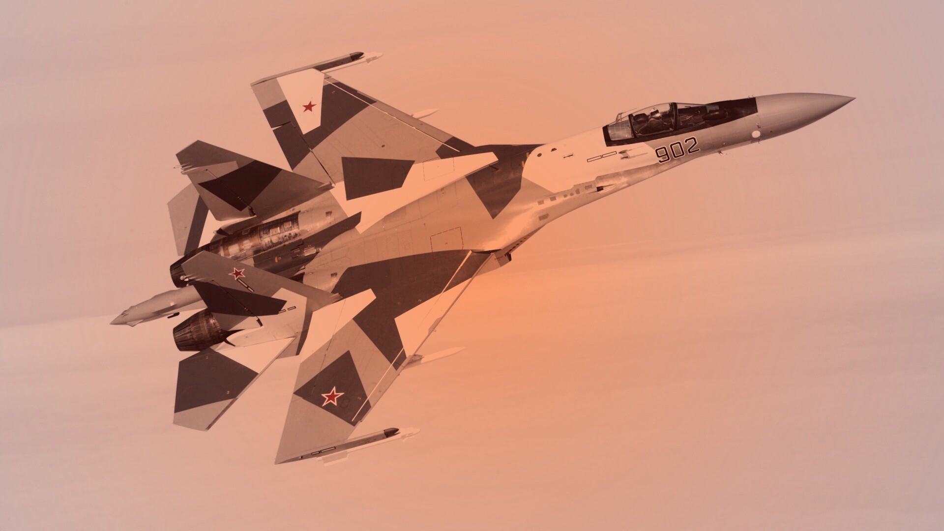 Полёт истребителя обои