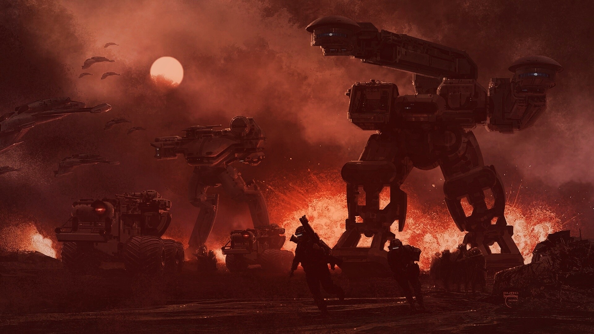 Война будущего обои