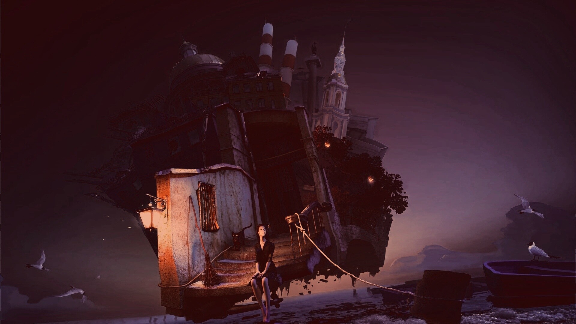 Мрачный Питер обои