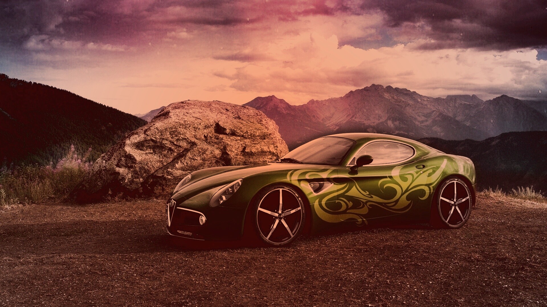 Альфа-ромео обои