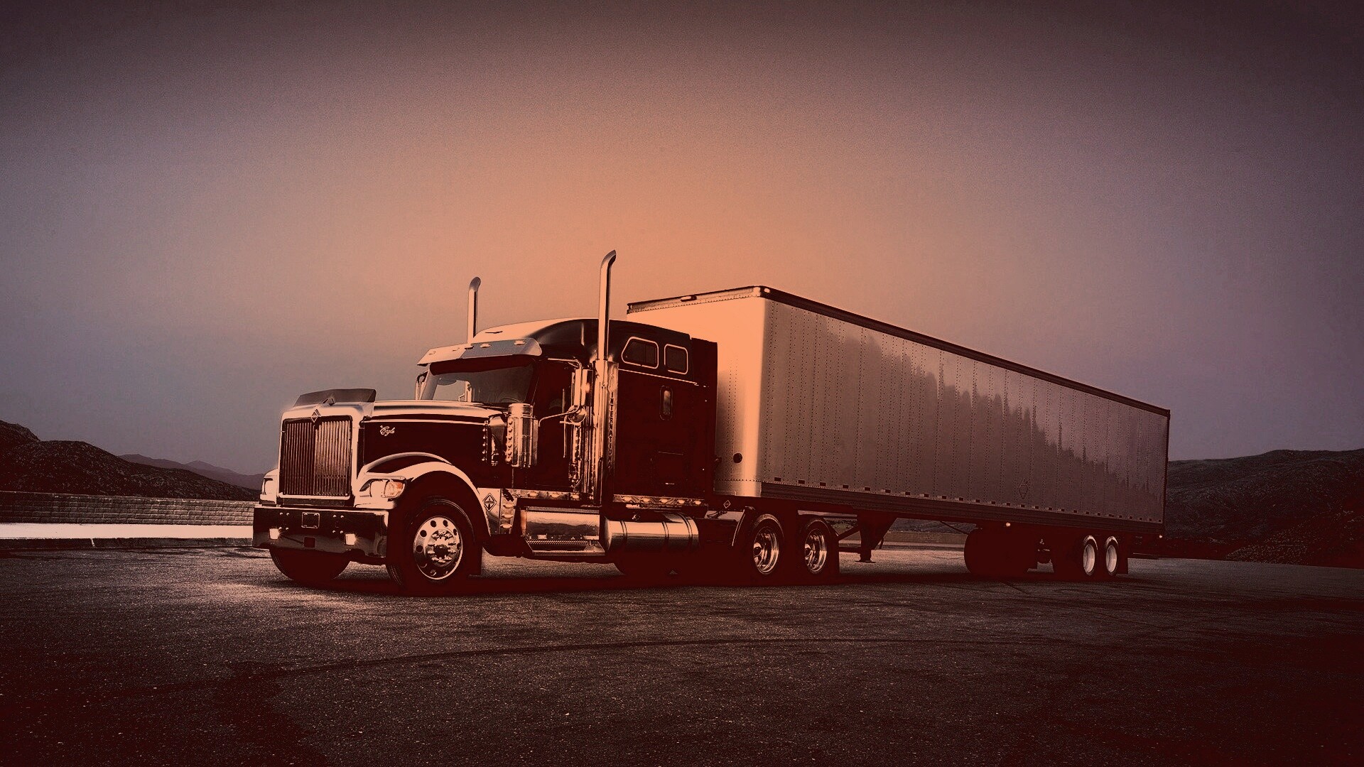 International грузовик обои