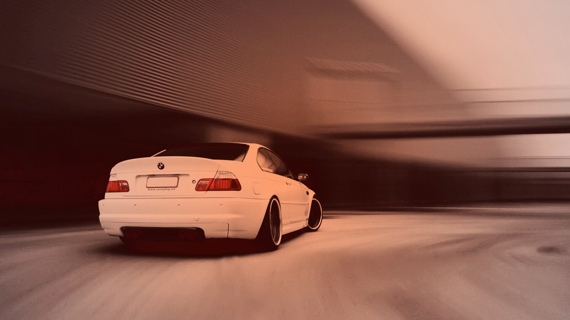 Белый БМВ обои