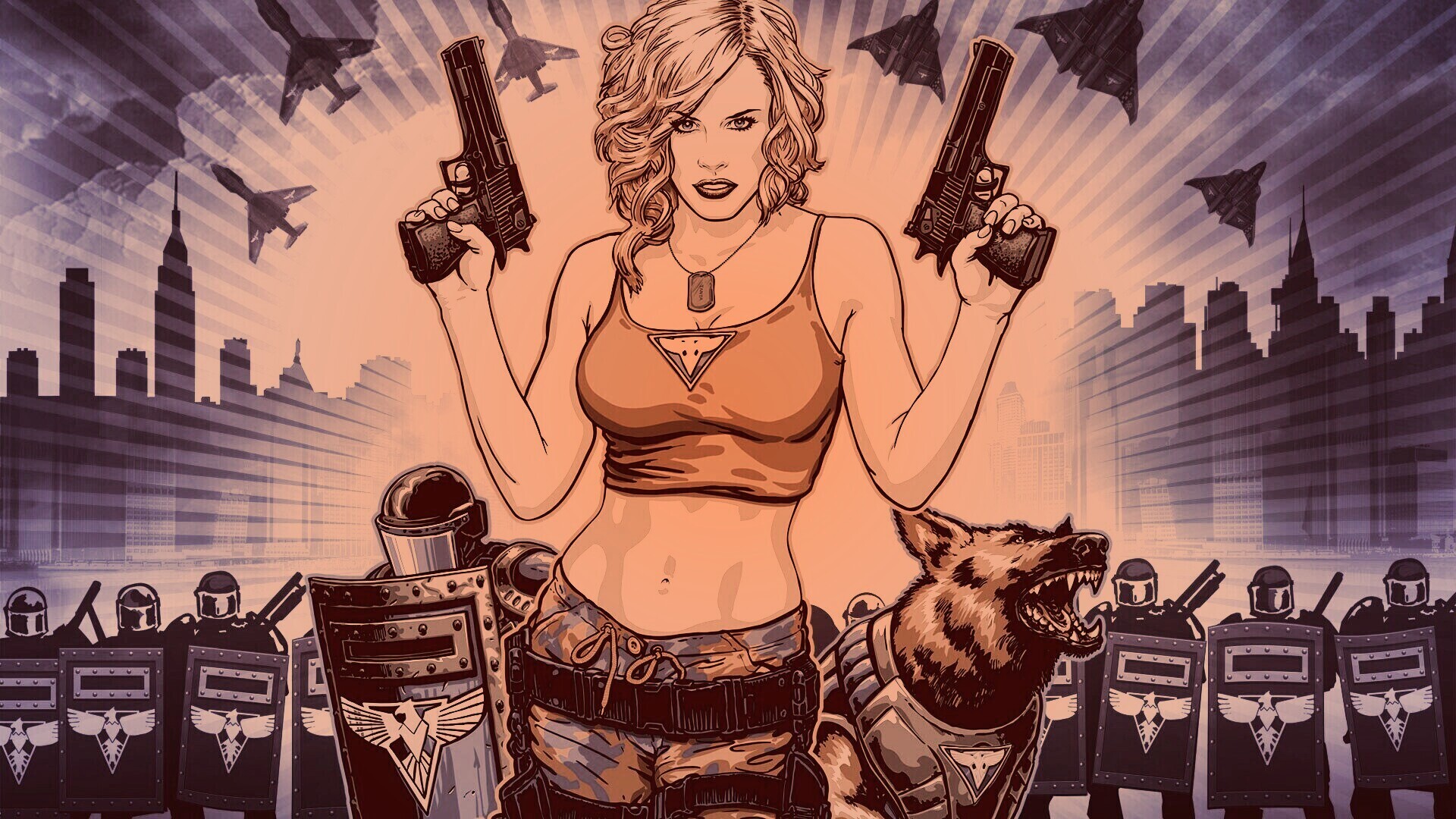 Таня из Red Alert 3 обои