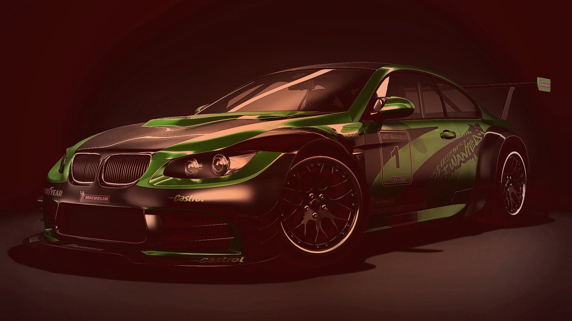 Гоночный BMW M3 обои