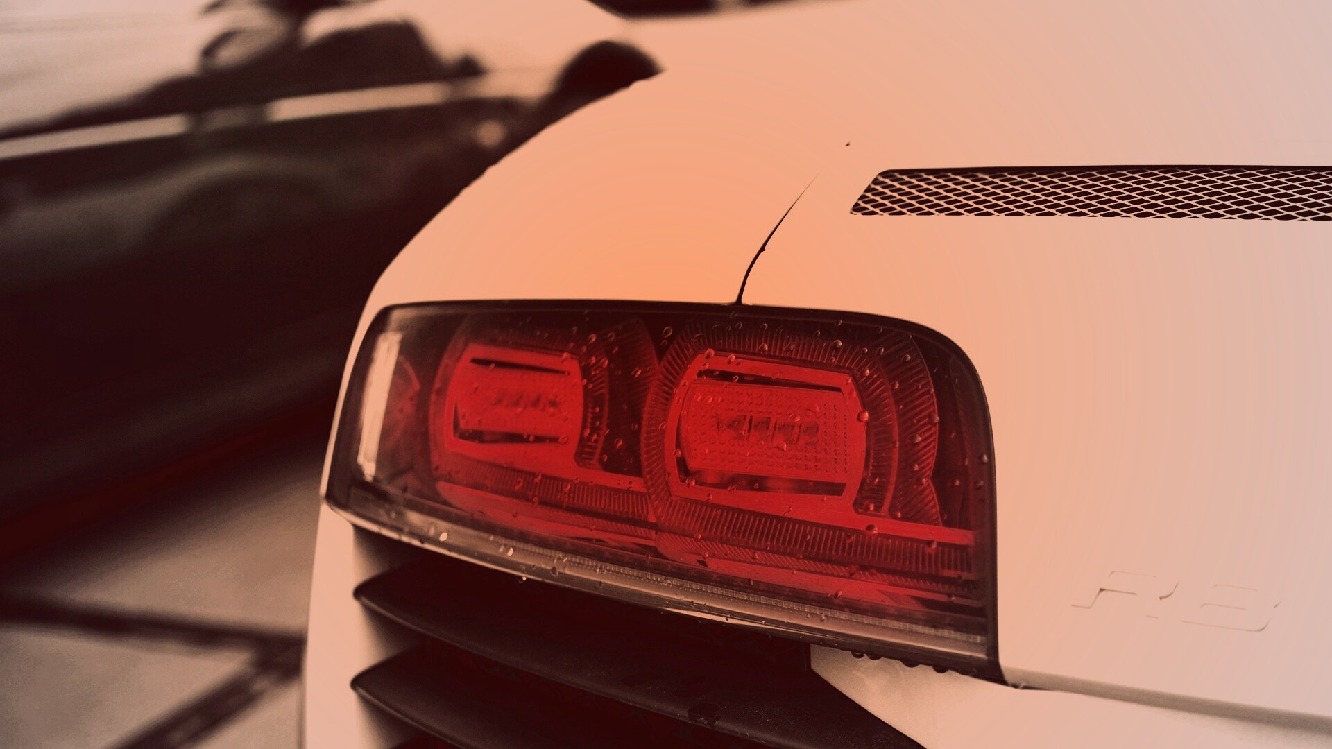 Задняя фара Audi R8 обои