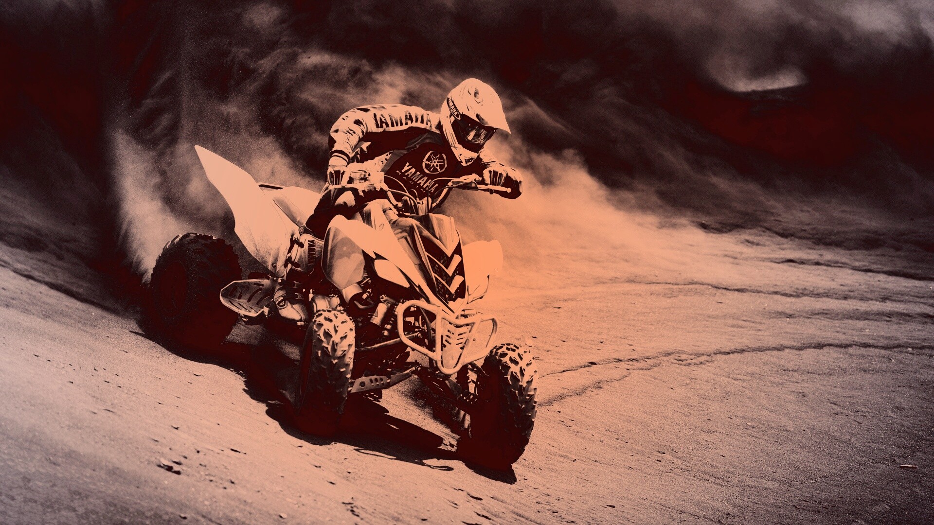 Спортсмен на квадроцикле обои