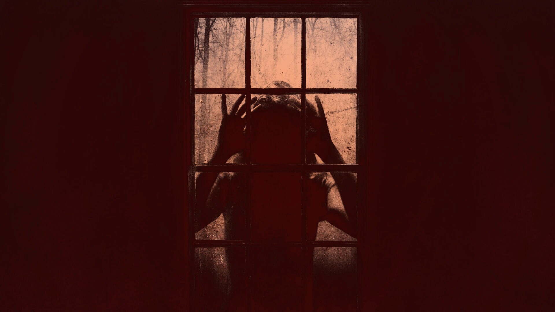 Страшная девоча в окне обои