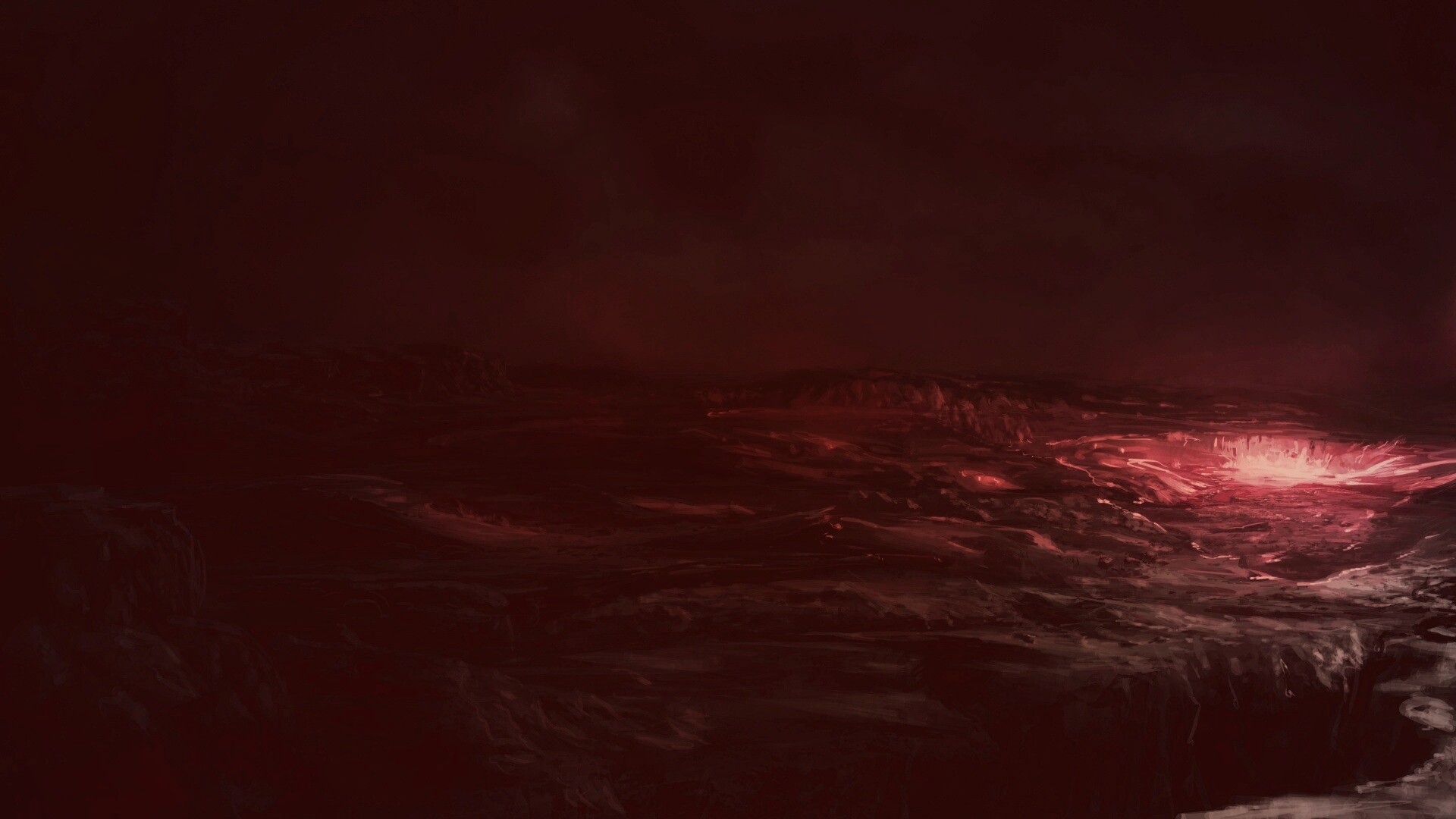 Безжизненная каменная долина обои