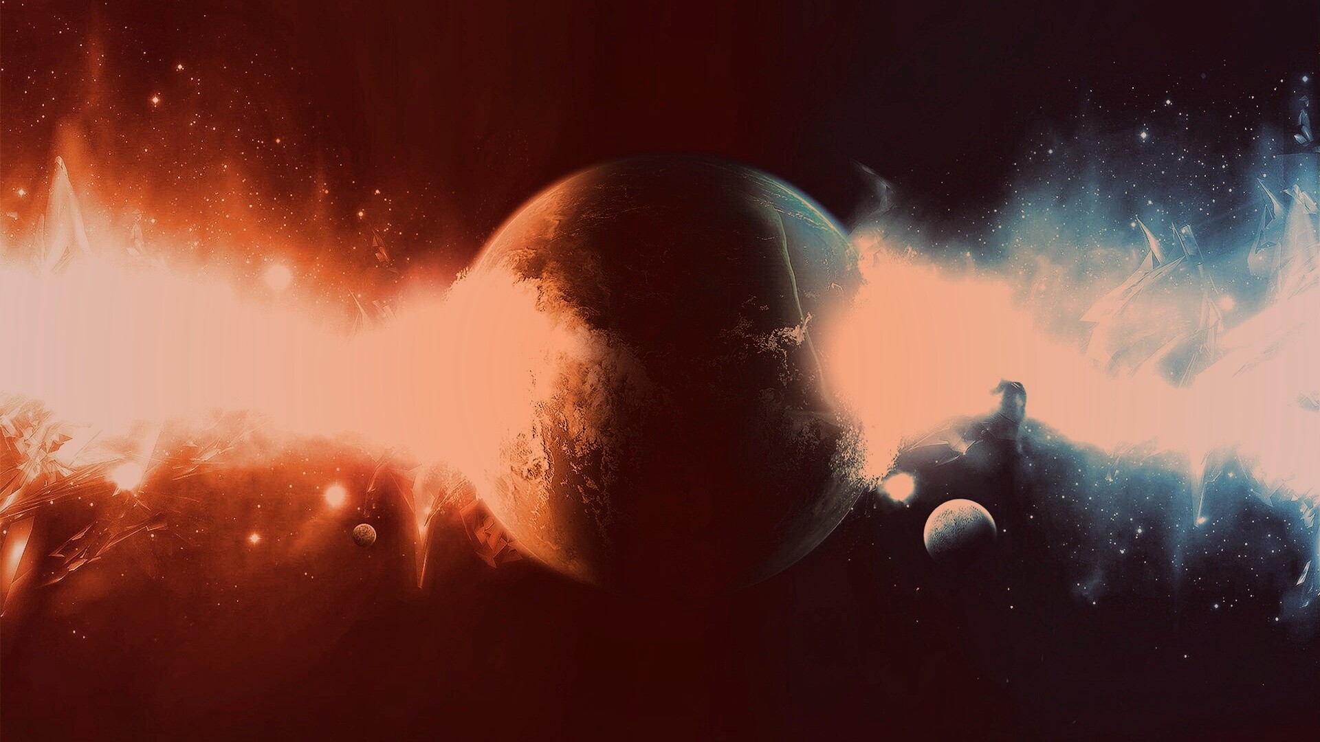 Между холодом и жаром обои