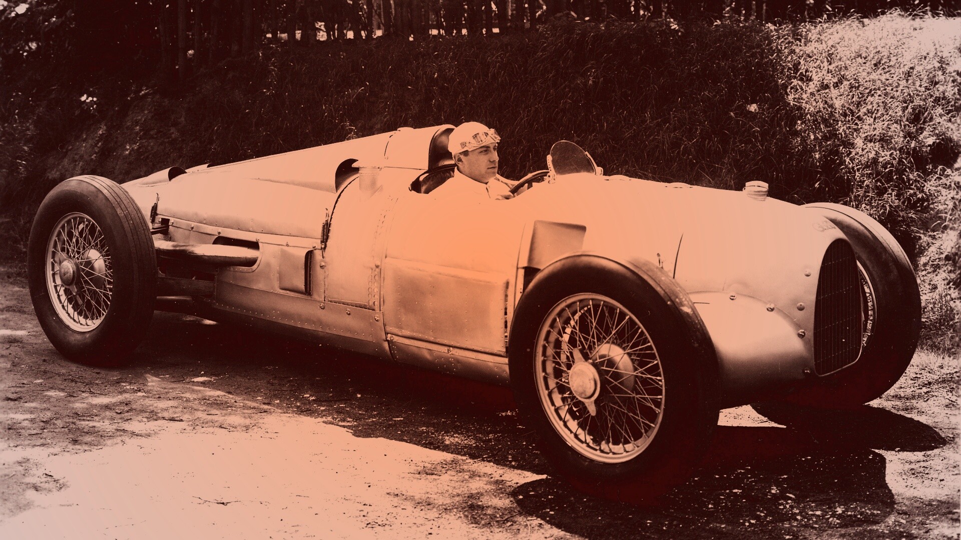 Старинный гоночный автомобиль обои