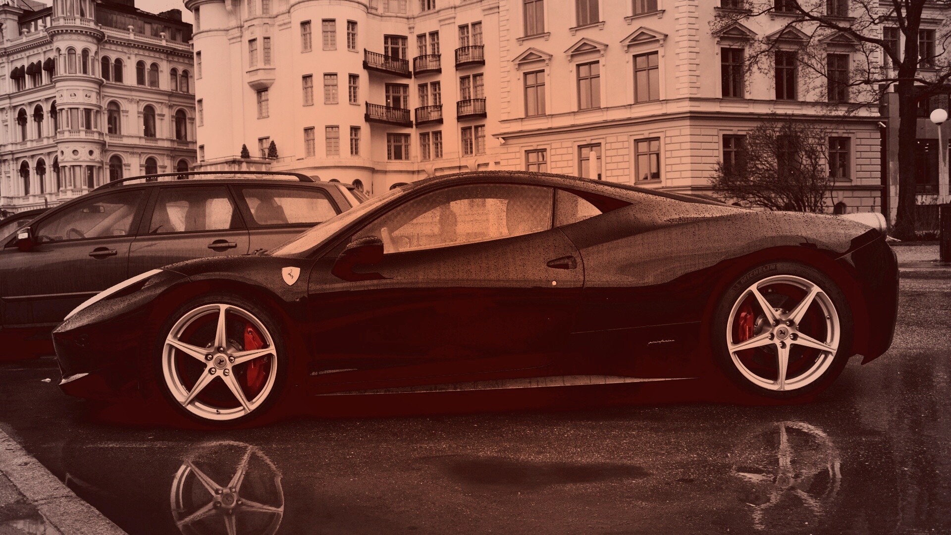 Шикарная Феррари обои