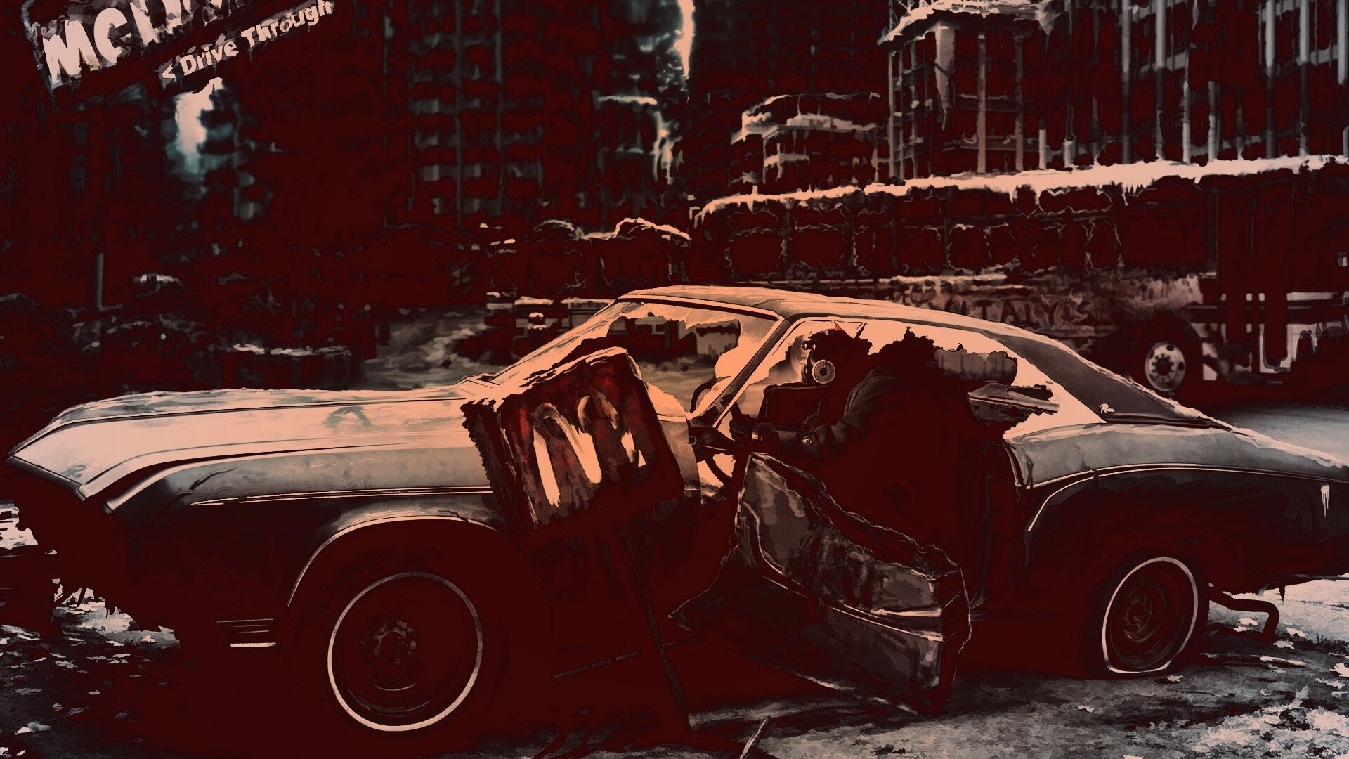 Картина запустения обои