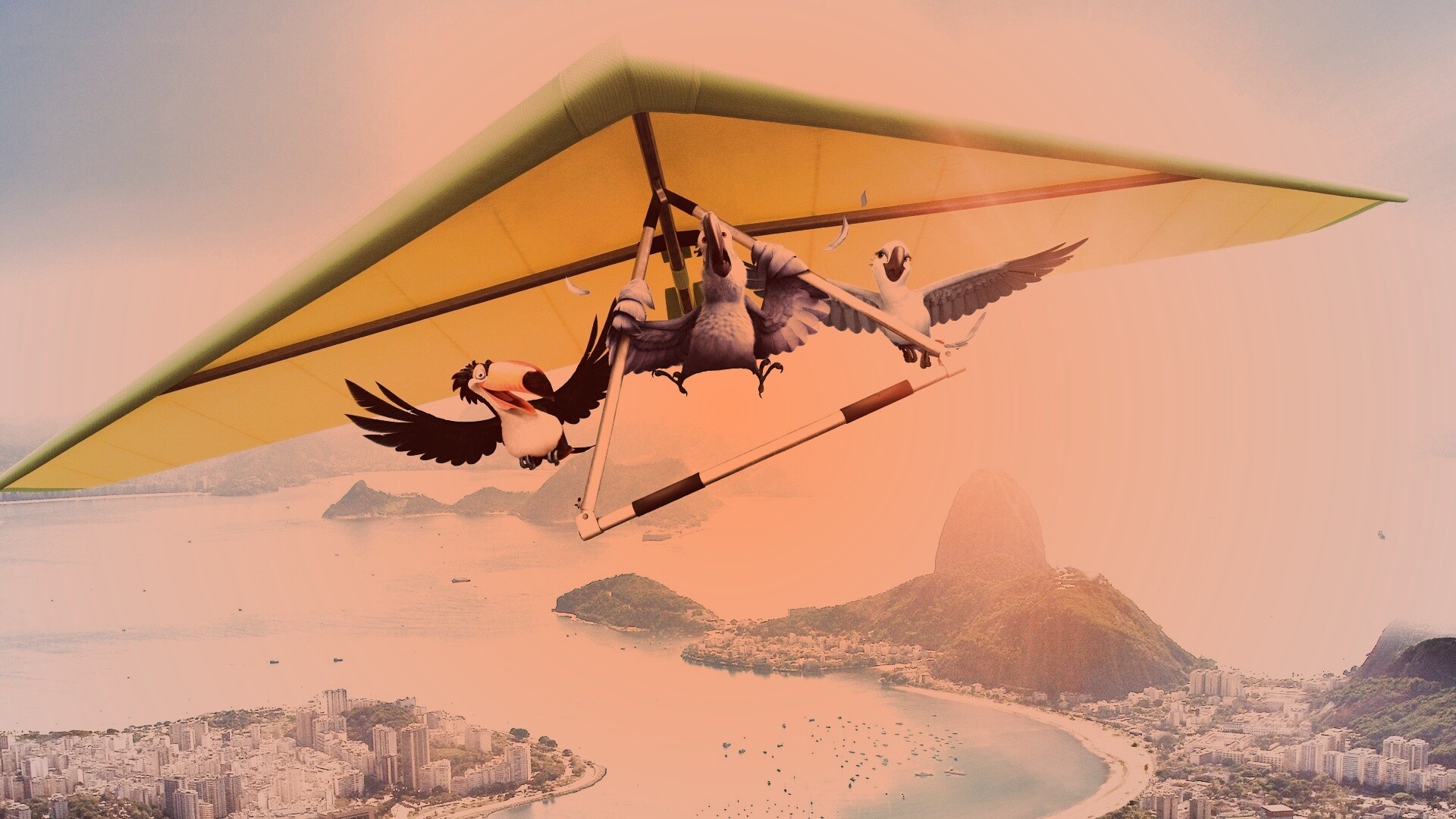 Герои мультфильма Рио обои