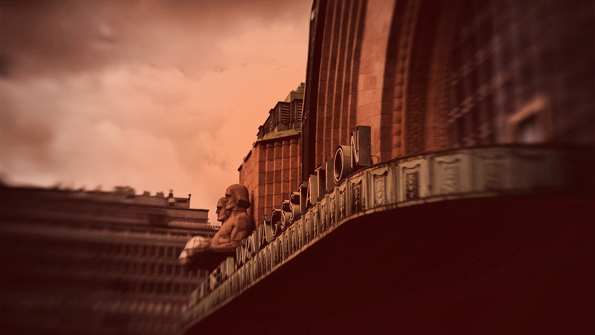 Вокзал Хельсинки обои