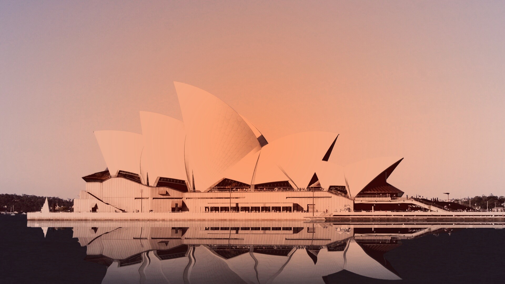 Сиднейский зал оперы обои