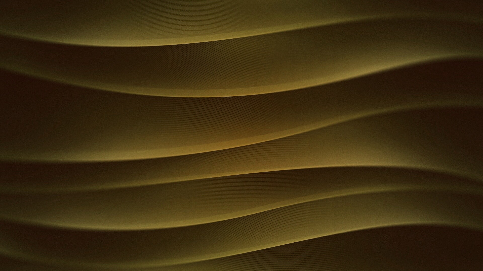 Зелёные горизонтальные волны обои