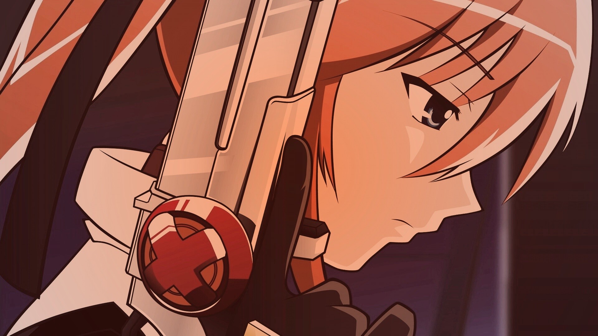 Девушка с пистолетом обои