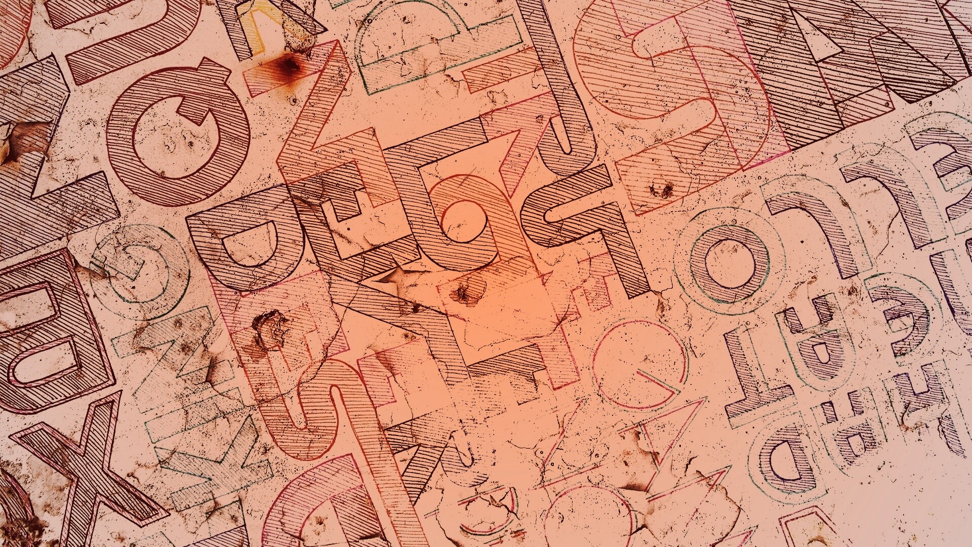 Буквы и надписи обои