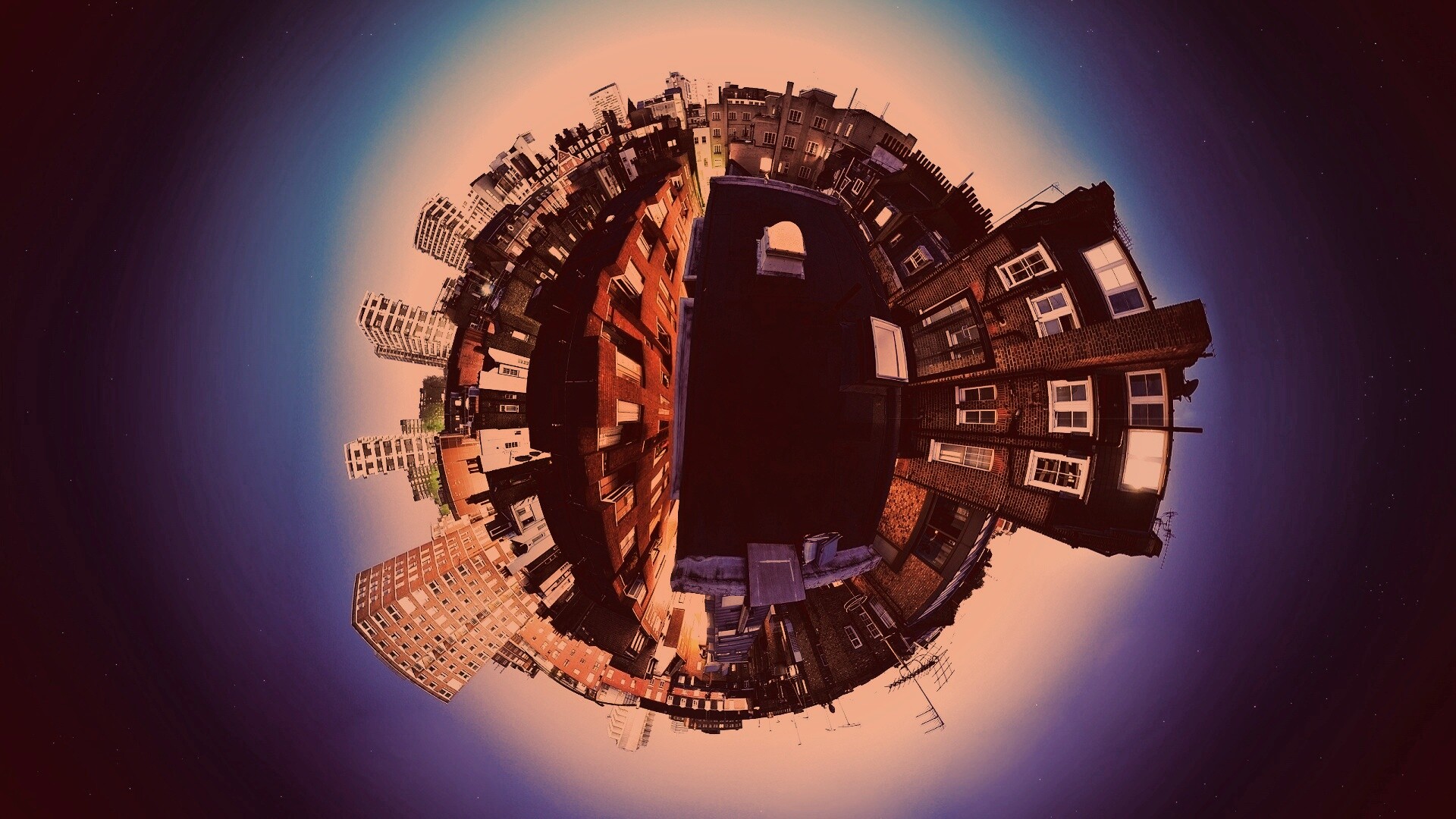 Весь город обои