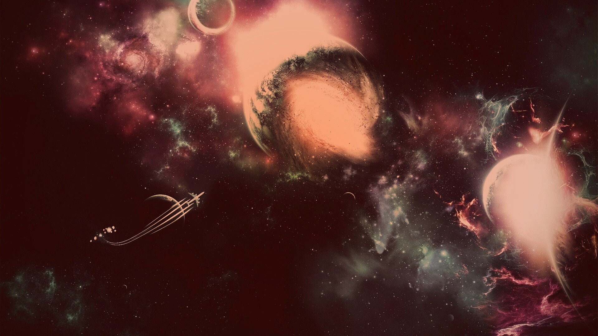 Звездный корабль обои