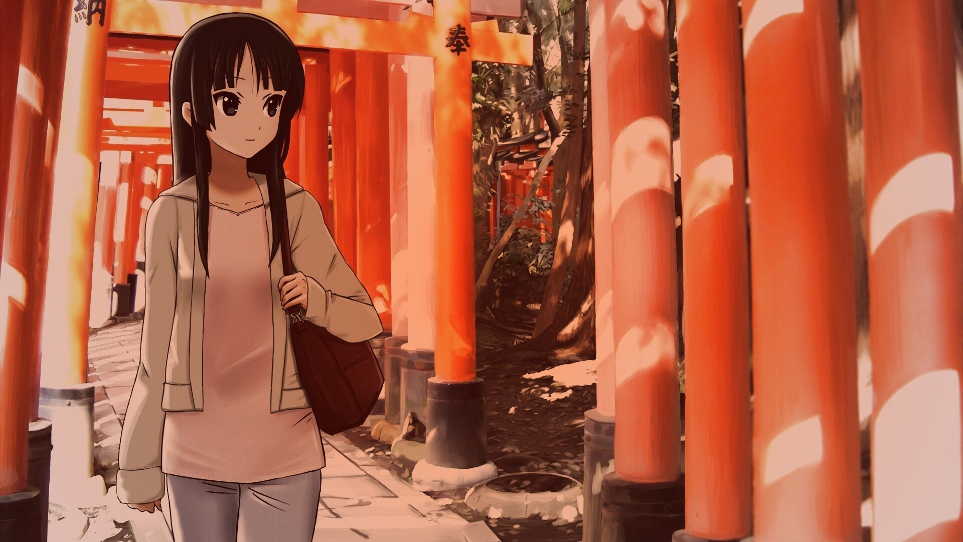 Акияма Мио обои