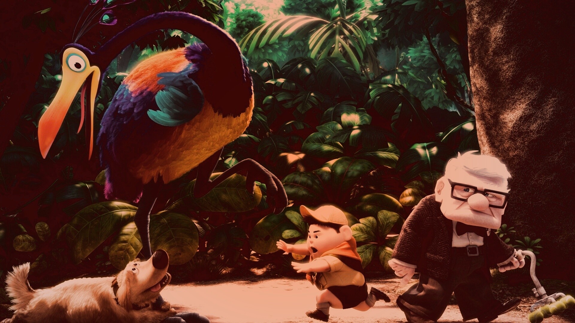 Герои мульфильма "Вверх" обои