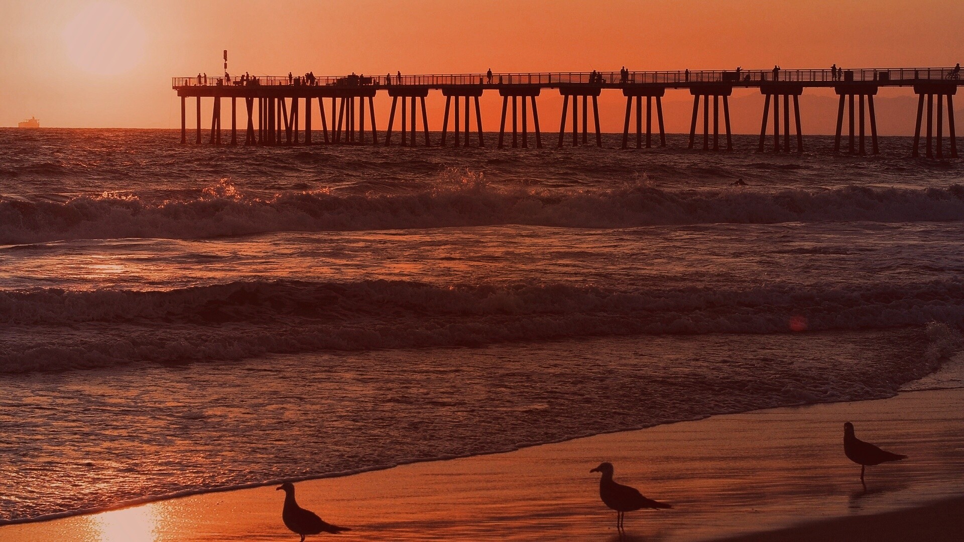 Морская терасса обои