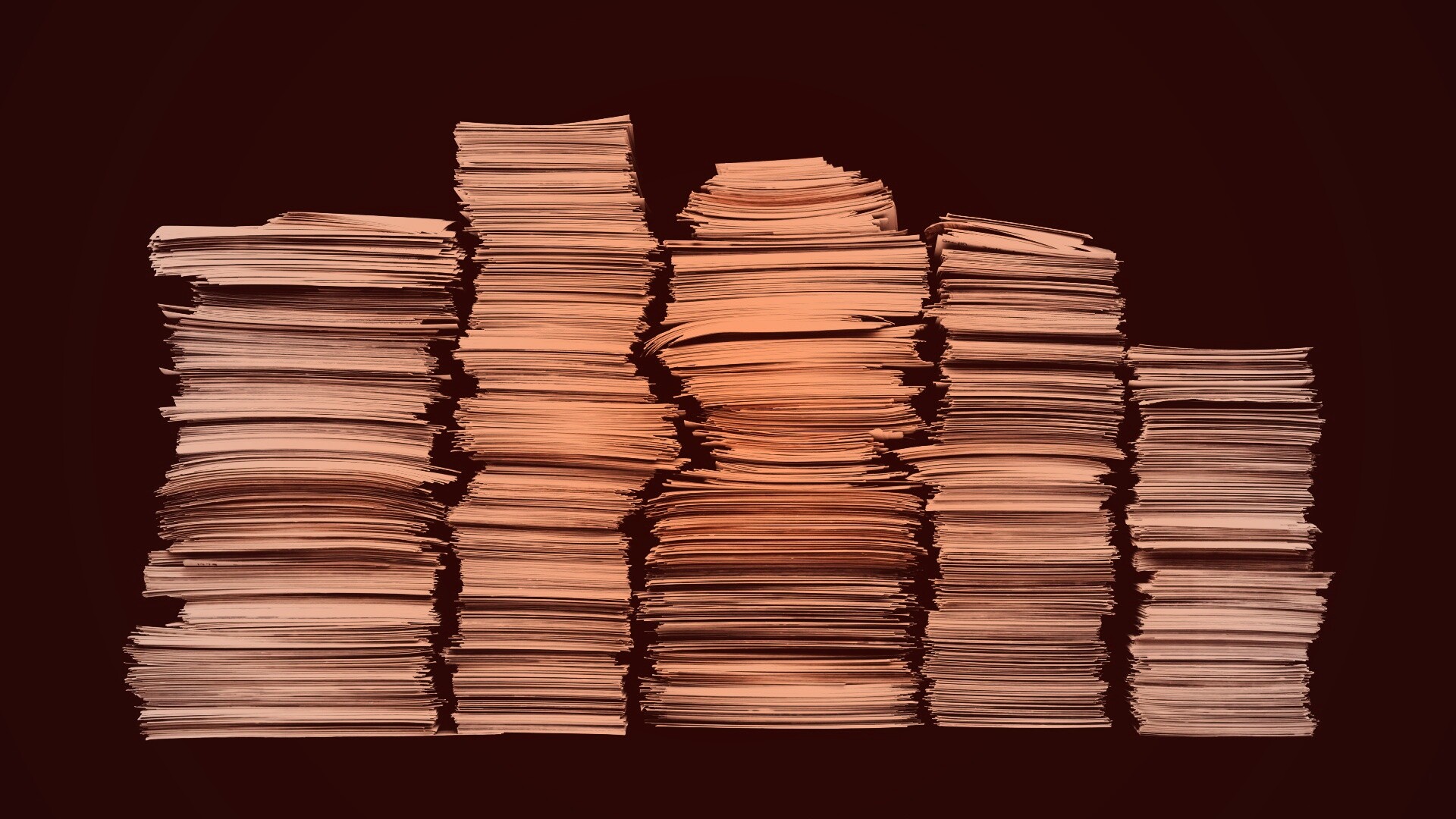 Стопки листов бумаги обои