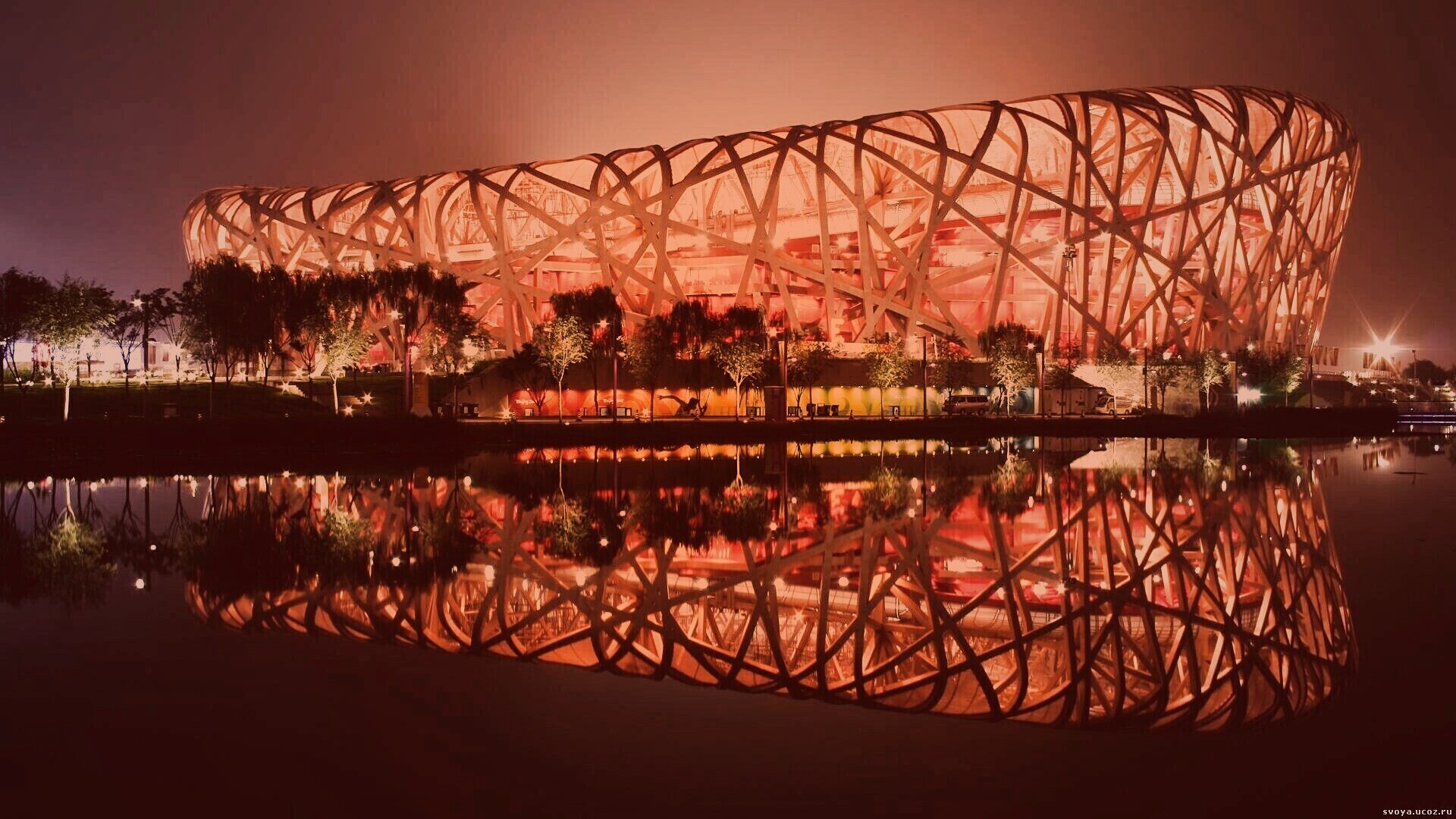 Олимпийский стадион Birds Nest обои