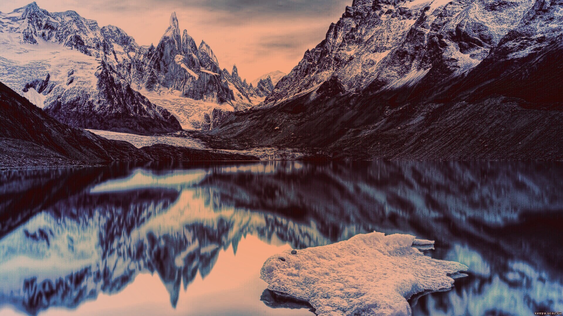 Горное озеро обои