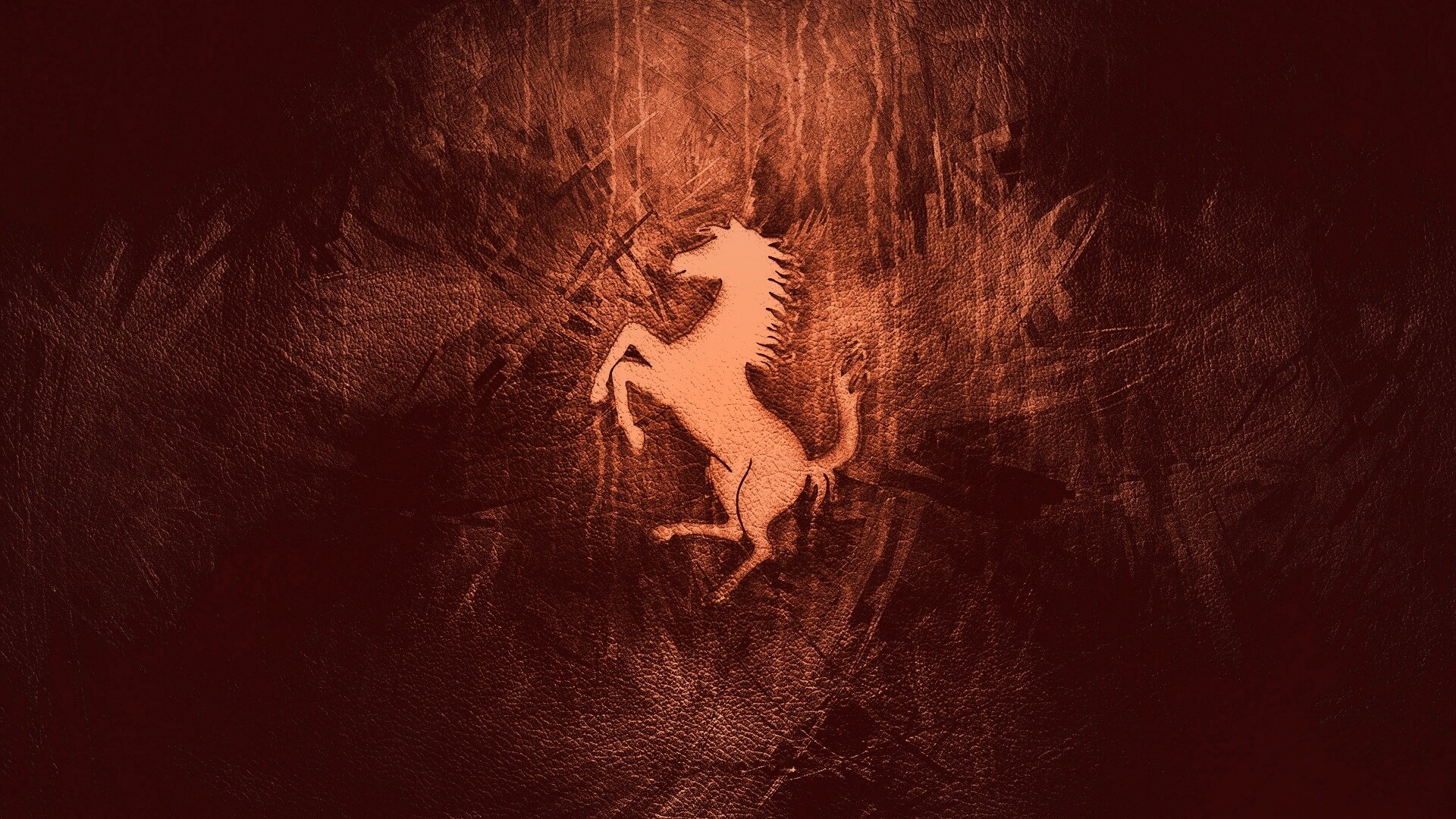 Конь из песка обои