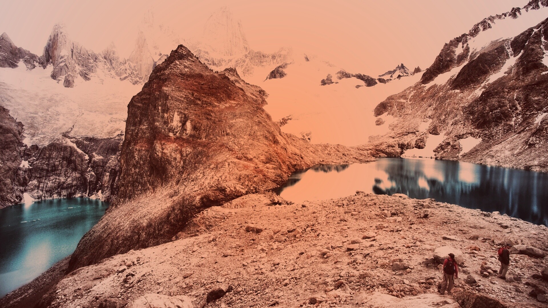 Горные озера обои